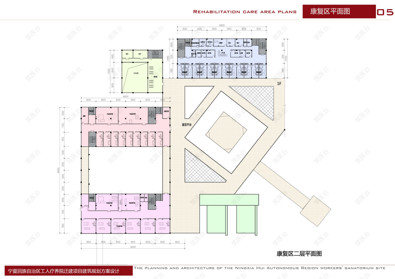 康复区二层平面图
