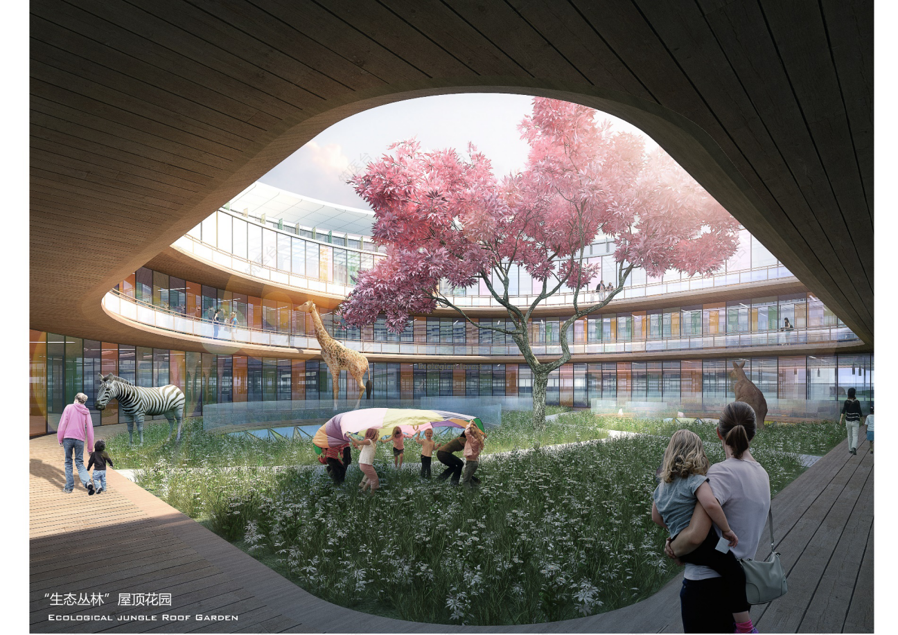 医院“生态丛林”屋顶花园
