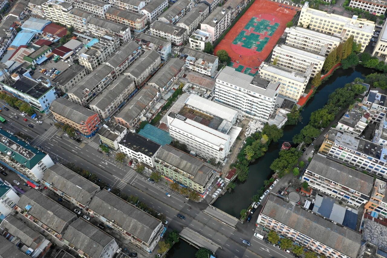 原项目鸟瞰实景图