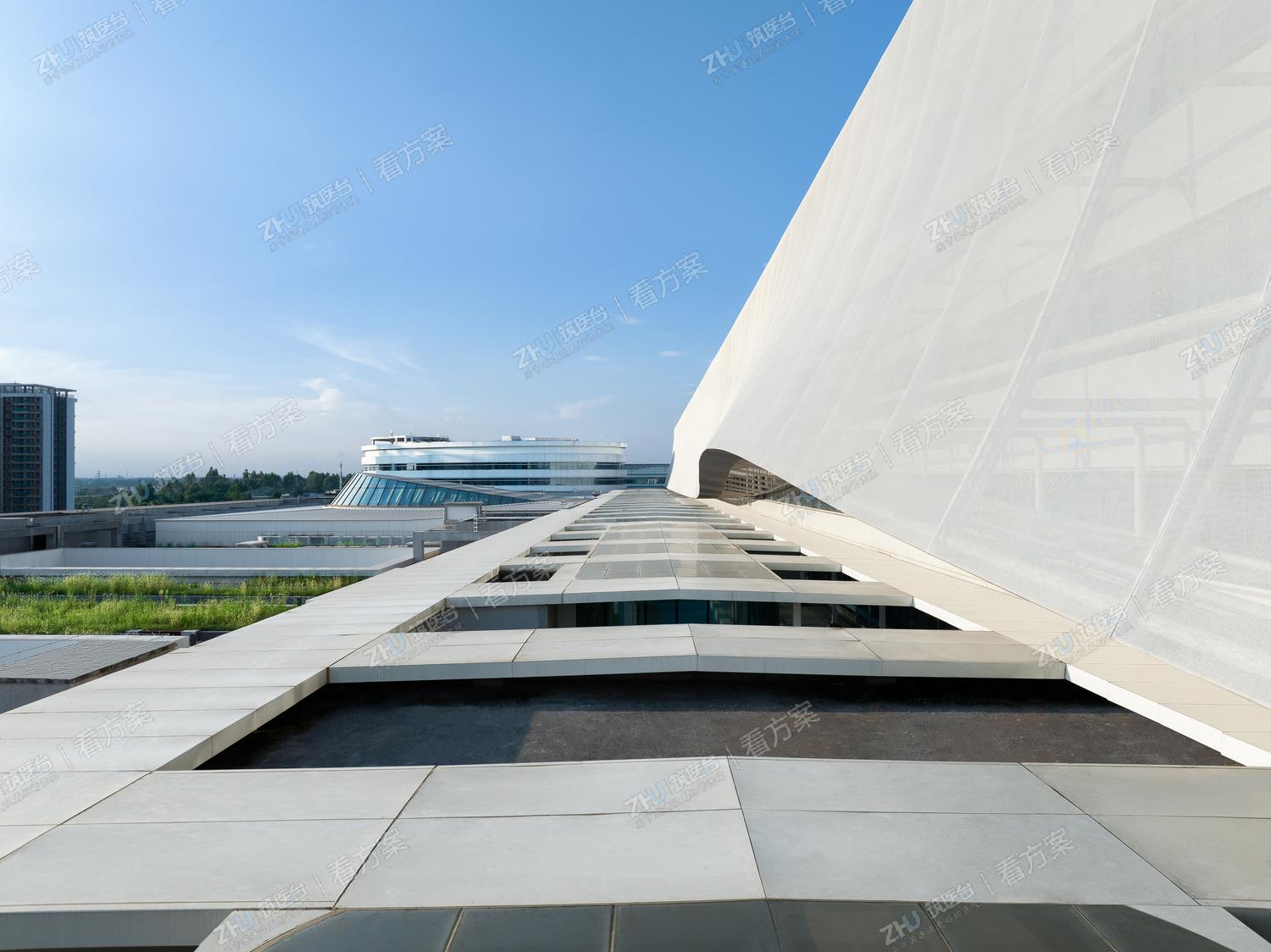 织物幕墙实景