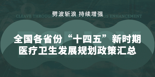 全国各省份“十四五”新时期医疗卫生发展规划政策汇总